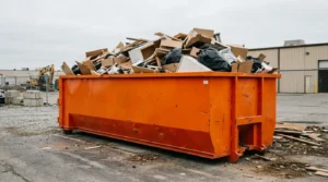 overfilled dumpster rentals